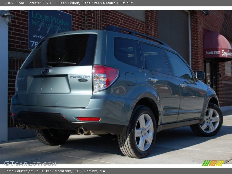 Sage Green Metallic / Platinum 2009 Subaru Forester 2.5 X L.L.Bean Edition