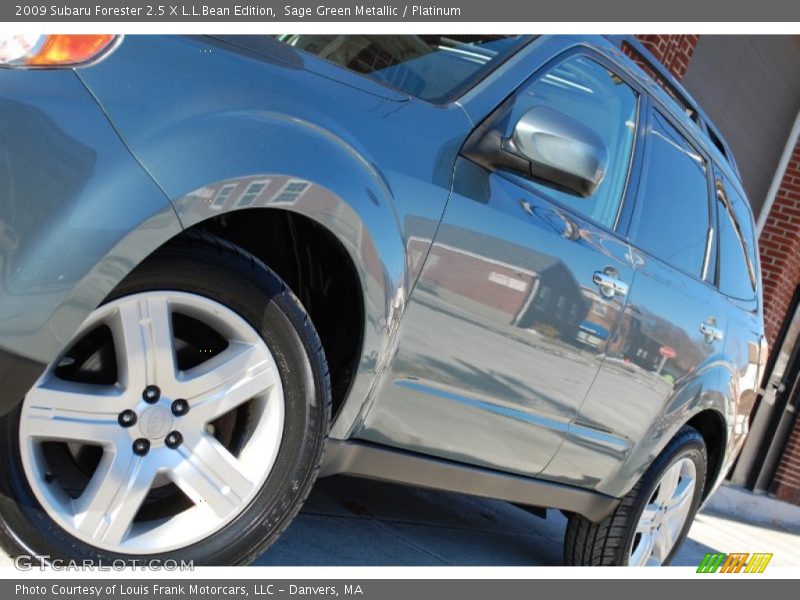 Sage Green Metallic / Platinum 2009 Subaru Forester 2.5 X L.L.Bean Edition