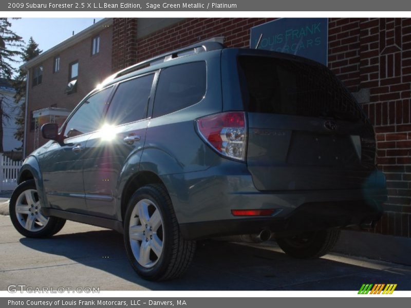 Sage Green Metallic / Platinum 2009 Subaru Forester 2.5 X L.L.Bean Edition