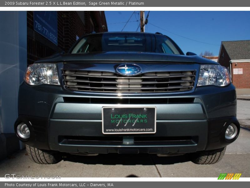Sage Green Metallic / Platinum 2009 Subaru Forester 2.5 X L.L.Bean Edition