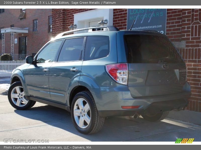 Sage Green Metallic / Platinum 2009 Subaru Forester 2.5 X L.L.Bean Edition