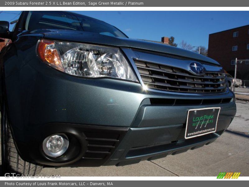 Sage Green Metallic / Platinum 2009 Subaru Forester 2.5 X L.L.Bean Edition