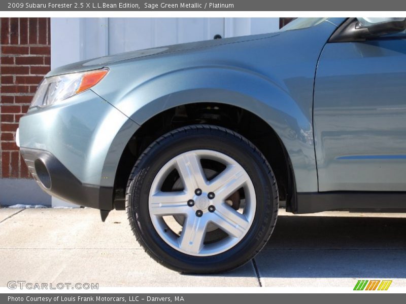 Sage Green Metallic / Platinum 2009 Subaru Forester 2.5 X L.L.Bean Edition