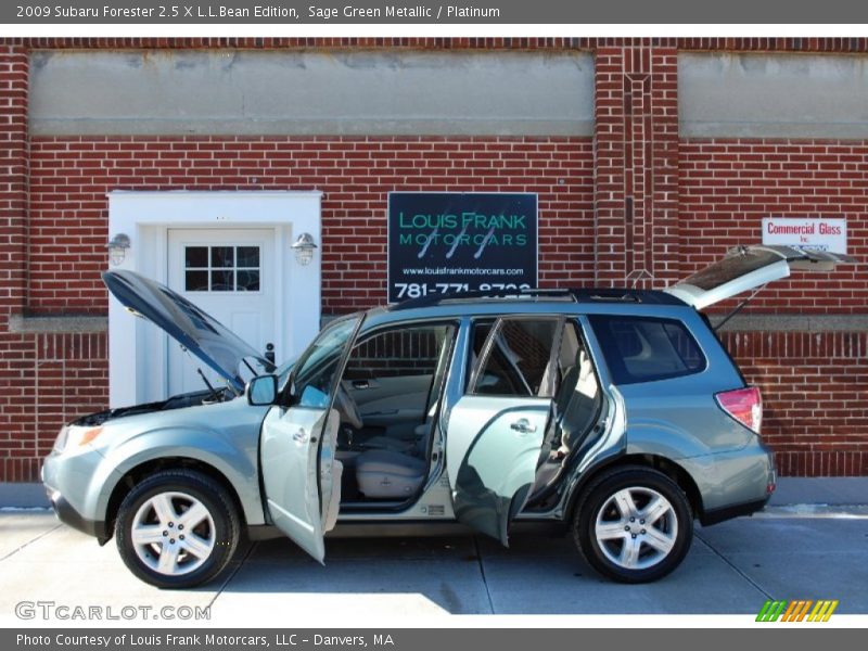 Sage Green Metallic / Platinum 2009 Subaru Forester 2.5 X L.L.Bean Edition