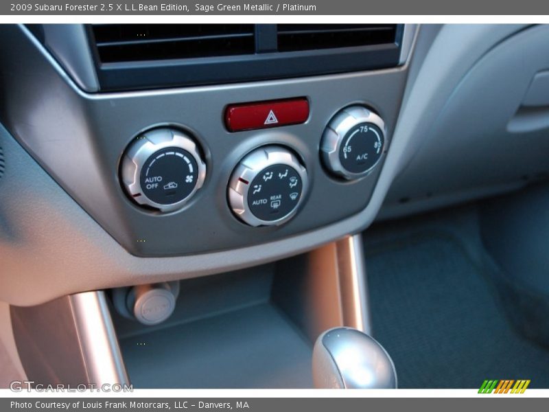 Sage Green Metallic / Platinum 2009 Subaru Forester 2.5 X L.L.Bean Edition