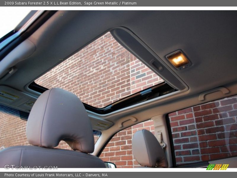 Sage Green Metallic / Platinum 2009 Subaru Forester 2.5 X L.L.Bean Edition