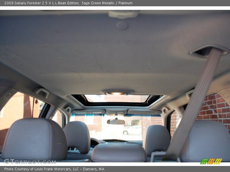 Sage Green Metallic / Platinum 2009 Subaru Forester 2.5 X L.L.Bean Edition