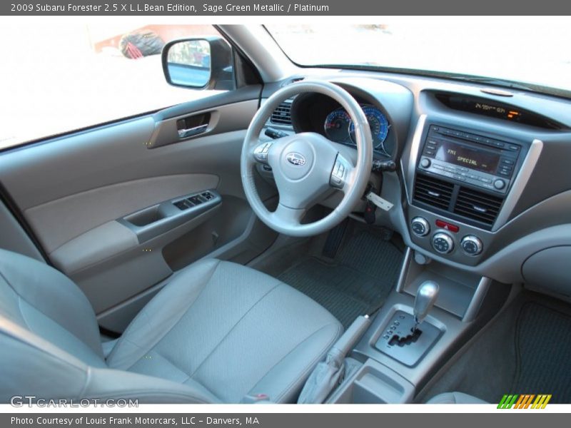 Sage Green Metallic / Platinum 2009 Subaru Forester 2.5 X L.L.Bean Edition