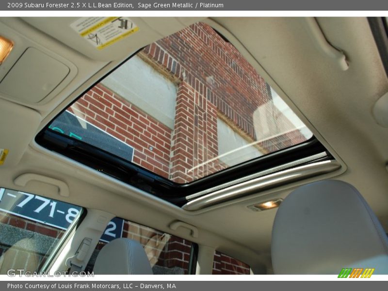 Sage Green Metallic / Platinum 2009 Subaru Forester 2.5 X L.L.Bean Edition