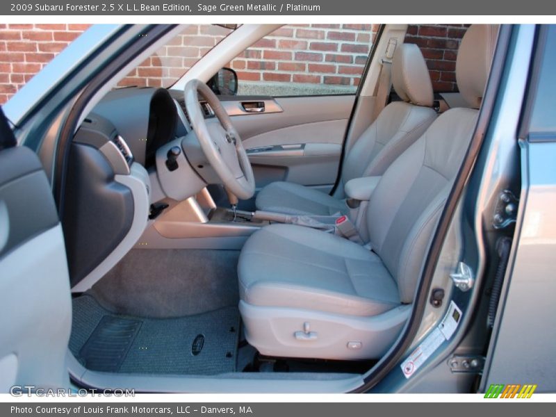 Sage Green Metallic / Platinum 2009 Subaru Forester 2.5 X L.L.Bean Edition