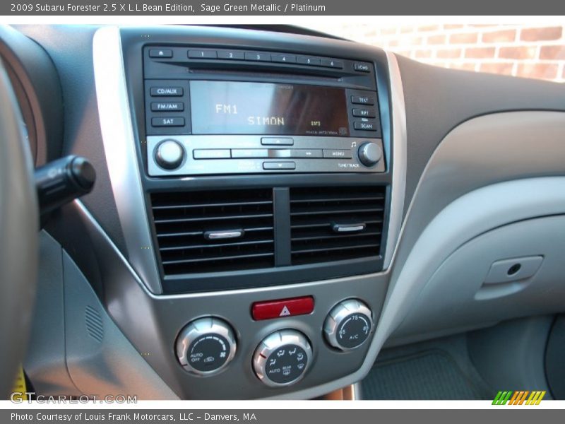 Sage Green Metallic / Platinum 2009 Subaru Forester 2.5 X L.L.Bean Edition