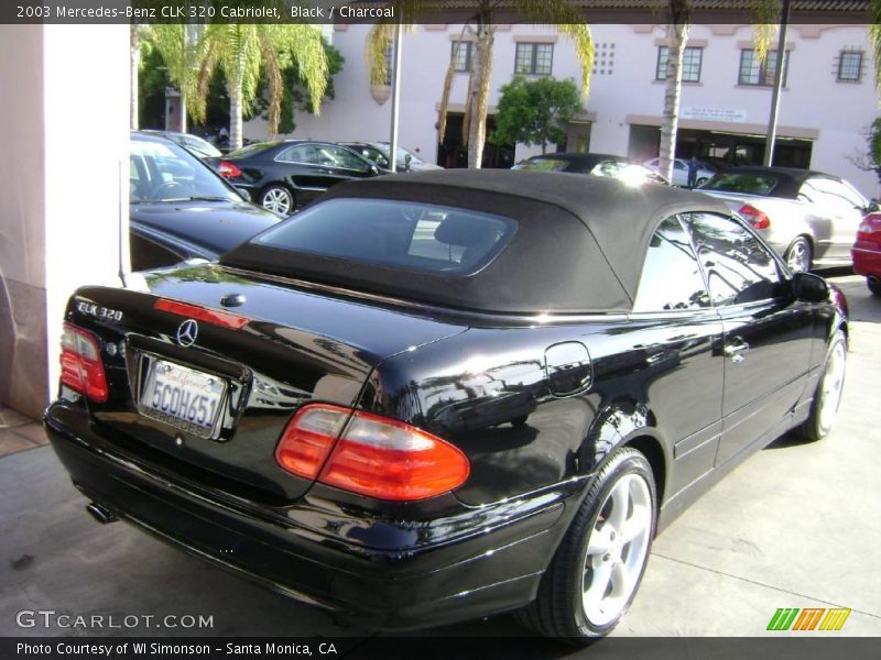 Black / Charcoal 2003 Mercedes-Benz CLK 320 Cabriolet
