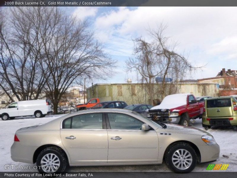 Gold Mist Metallic / Cocoa/Cashmere 2008 Buick Lucerne CX