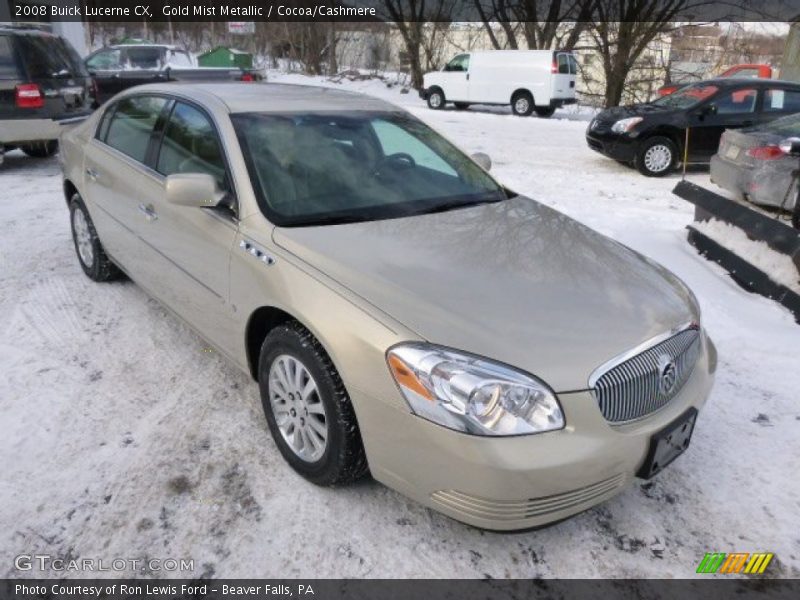Gold Mist Metallic / Cocoa/Cashmere 2008 Buick Lucerne CX