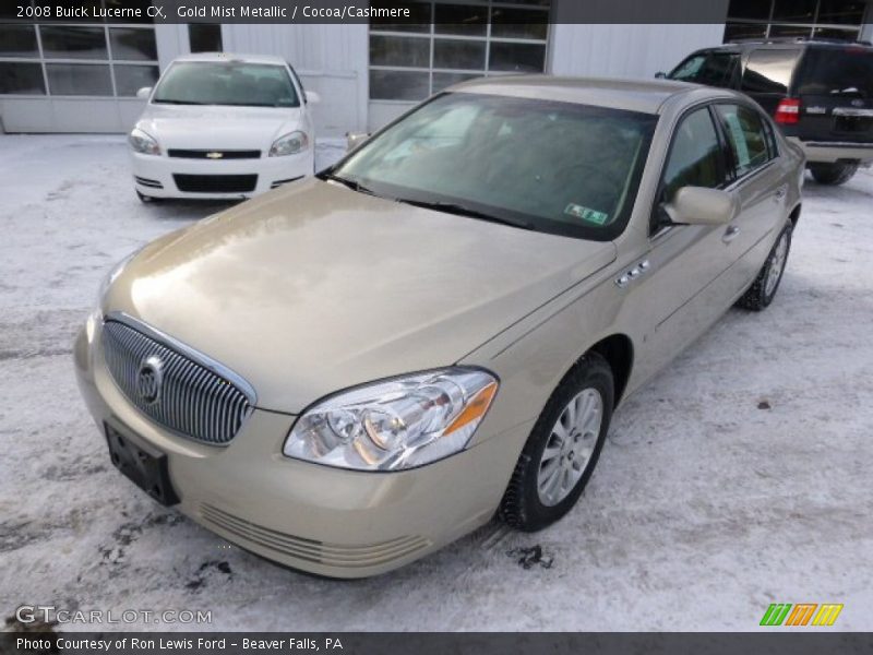Gold Mist Metallic / Cocoa/Cashmere 2008 Buick Lucerne CX