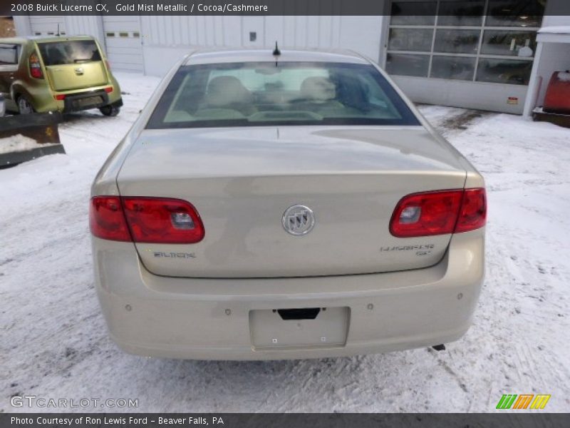 Gold Mist Metallic / Cocoa/Cashmere 2008 Buick Lucerne CX