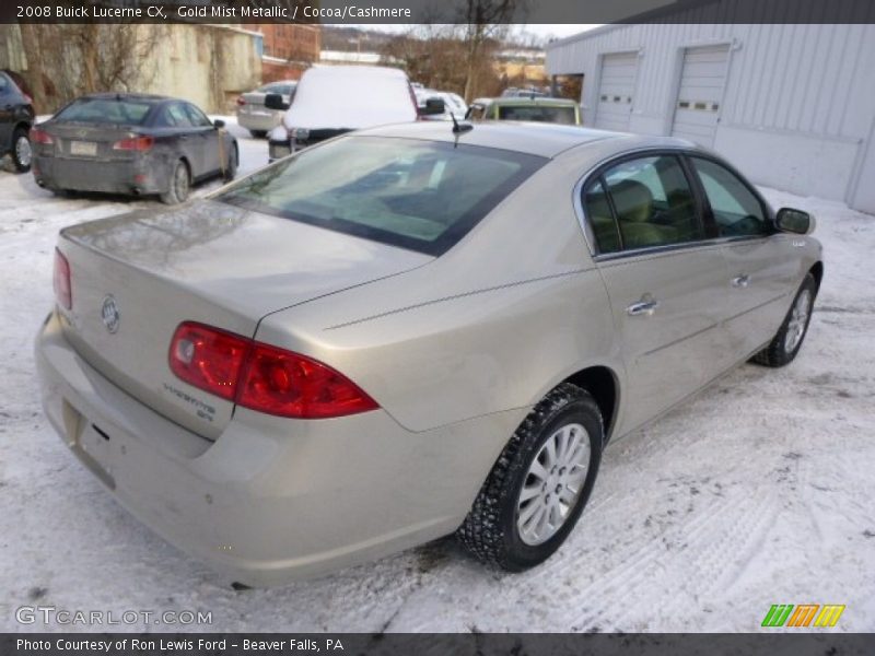 Gold Mist Metallic / Cocoa/Cashmere 2008 Buick Lucerne CX