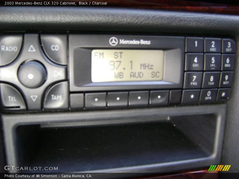 Black / Charcoal 2003 Mercedes-Benz CLK 320 Cabriolet