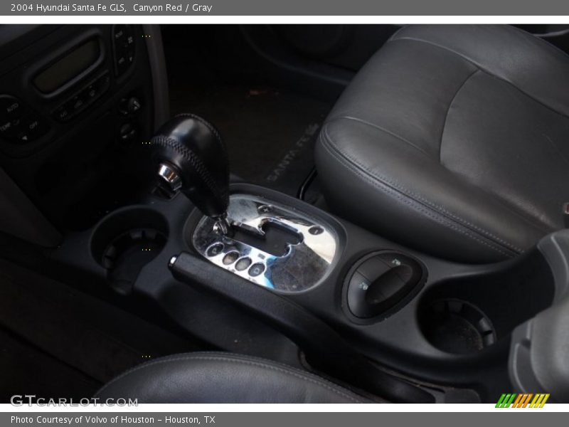 Canyon Red / Gray 2004 Hyundai Santa Fe GLS