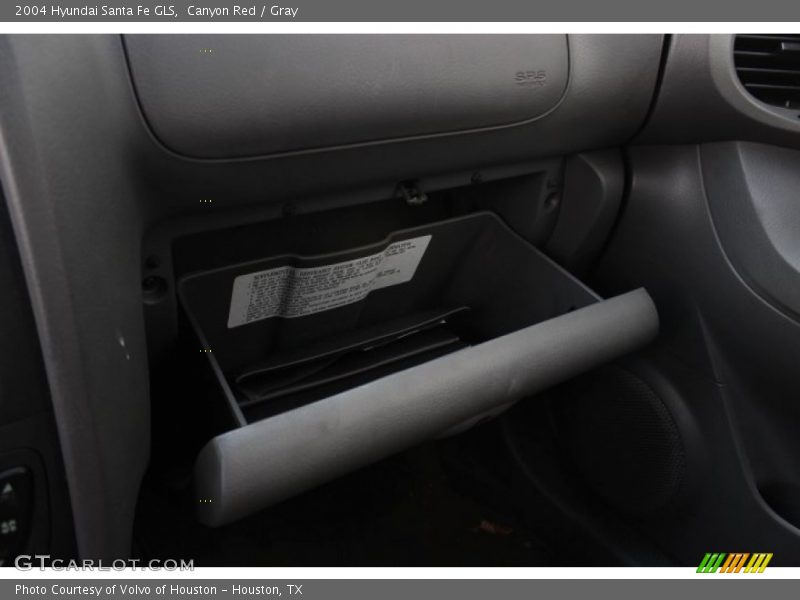 Canyon Red / Gray 2004 Hyundai Santa Fe GLS