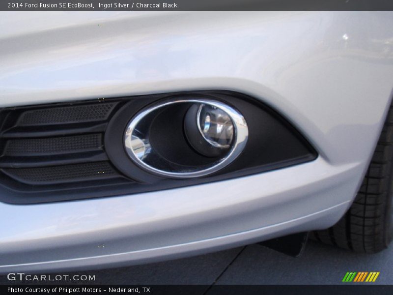Ingot Silver / Charcoal Black 2014 Ford Fusion SE EcoBoost