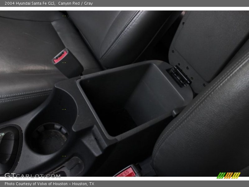 Canyon Red / Gray 2004 Hyundai Santa Fe GLS