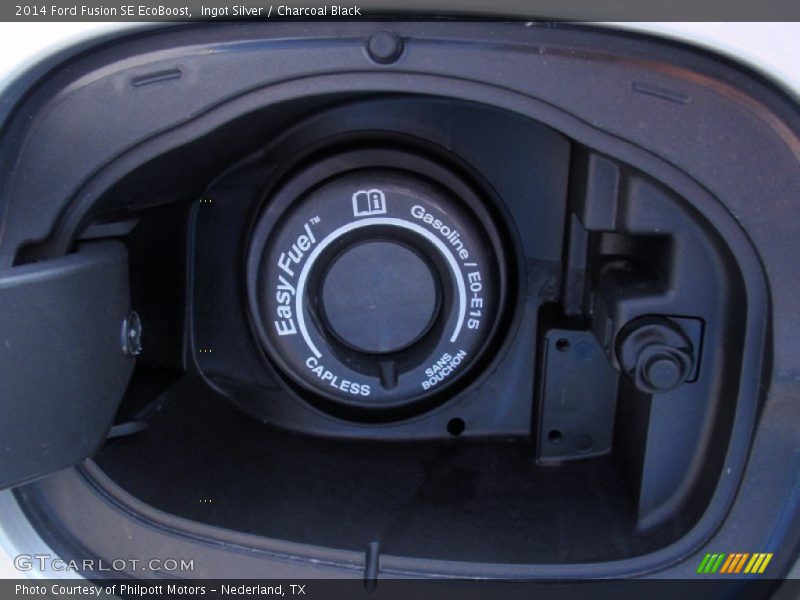 Ingot Silver / Charcoal Black 2014 Ford Fusion SE EcoBoost