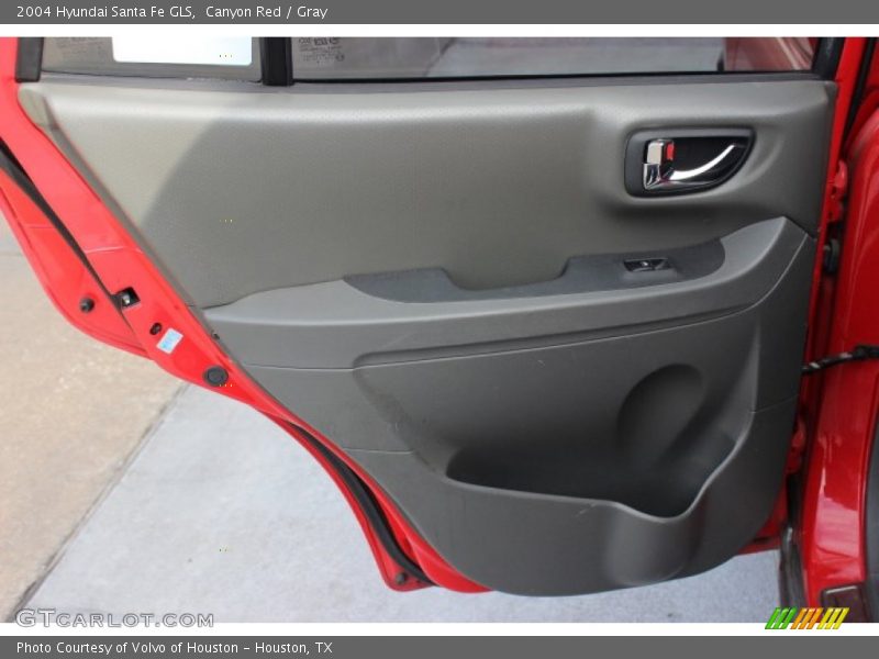 Canyon Red / Gray 2004 Hyundai Santa Fe GLS
