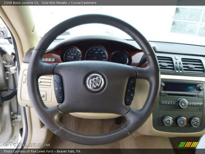 Gold Mist Metallic / Cocoa/Cashmere 2008 Buick Lucerne CX