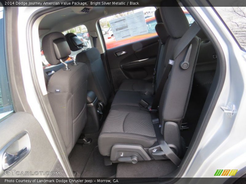 Bright Silver Metallic / Black 2014 Dodge Journey Amercian Value Package