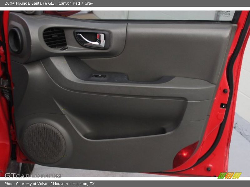 Canyon Red / Gray 2004 Hyundai Santa Fe GLS