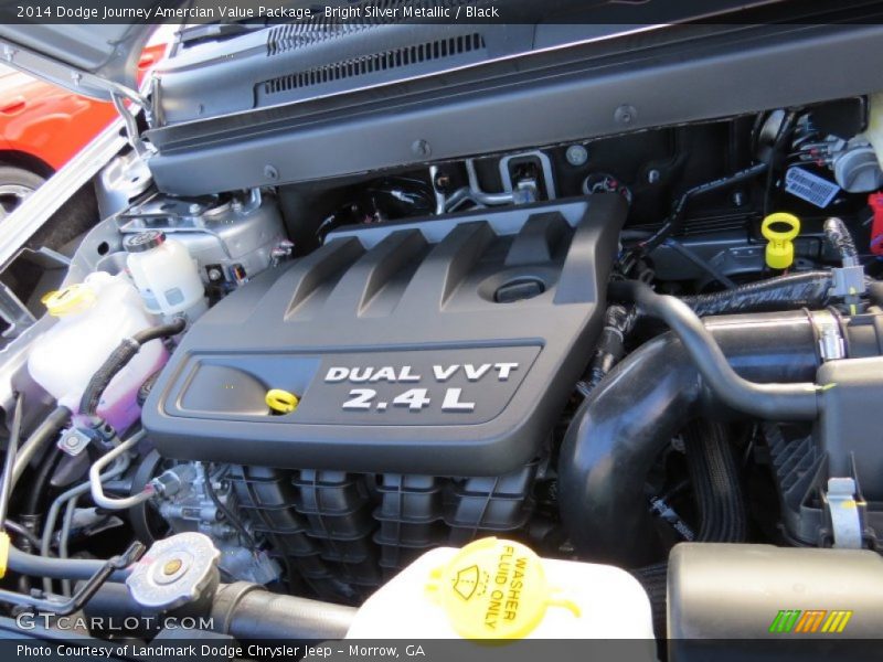 Bright Silver Metallic / Black 2014 Dodge Journey Amercian Value Package