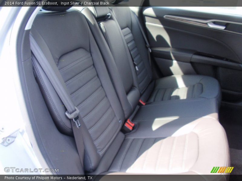 Ingot Silver / Charcoal Black 2014 Ford Fusion SE EcoBoost
