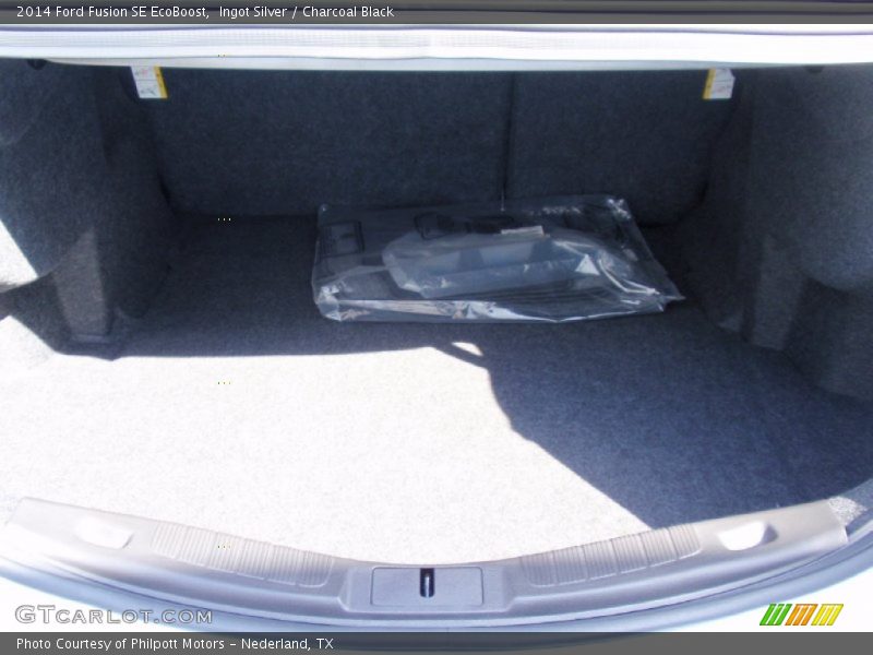 Ingot Silver / Charcoal Black 2014 Ford Fusion SE EcoBoost