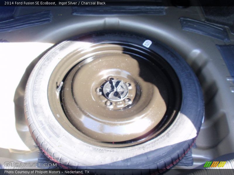 Ingot Silver / Charcoal Black 2014 Ford Fusion SE EcoBoost