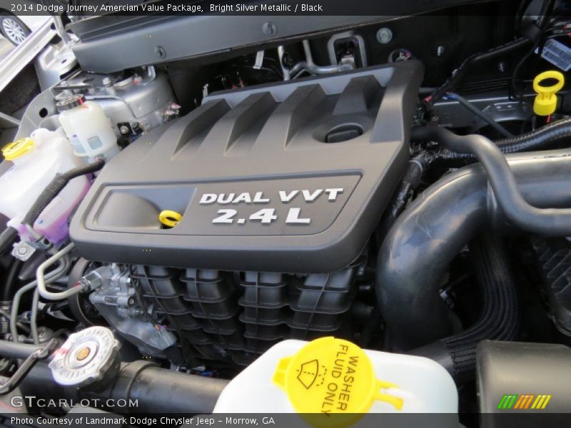 Bright Silver Metallic / Black 2014 Dodge Journey Amercian Value Package