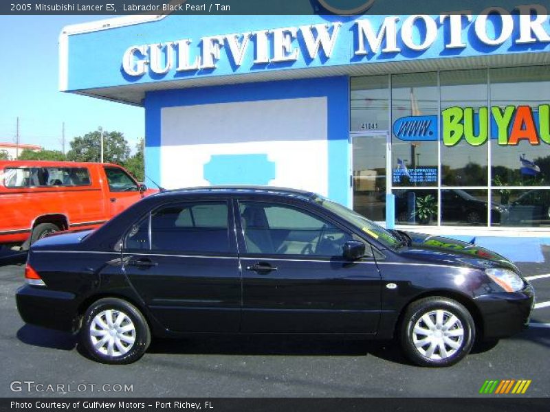 Labrador Black Pearl / Tan 2005 Mitsubishi Lancer ES