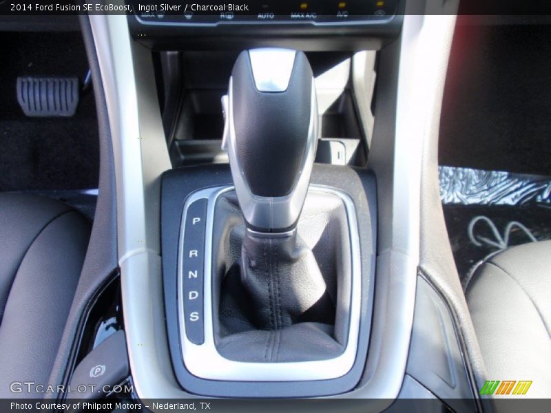 Ingot Silver / Charcoal Black 2014 Ford Fusion SE EcoBoost
