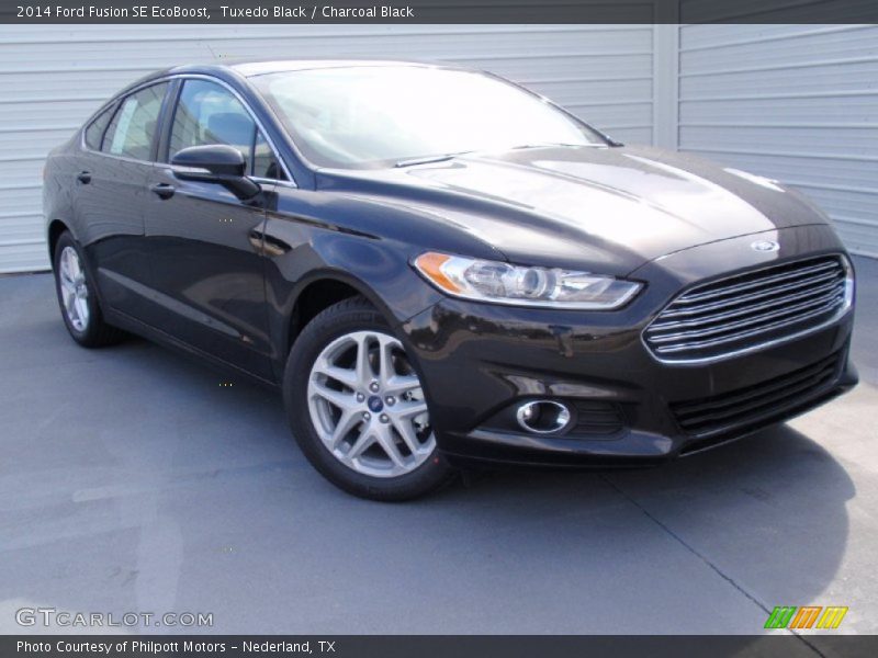 Tuxedo Black / Charcoal Black 2014 Ford Fusion SE EcoBoost