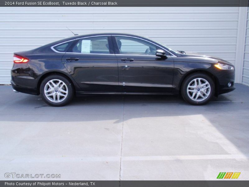 Tuxedo Black / Charcoal Black 2014 Ford Fusion SE EcoBoost