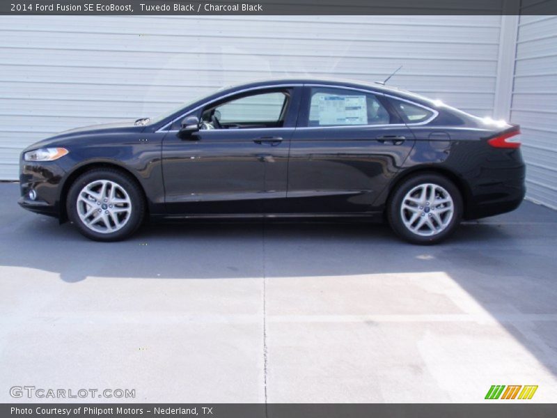 Tuxedo Black / Charcoal Black 2014 Ford Fusion SE EcoBoost