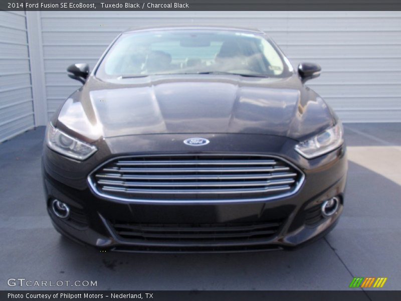 Tuxedo Black / Charcoal Black 2014 Ford Fusion SE EcoBoost