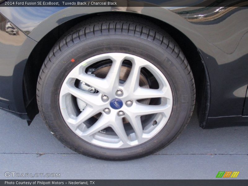 Tuxedo Black / Charcoal Black 2014 Ford Fusion SE EcoBoost