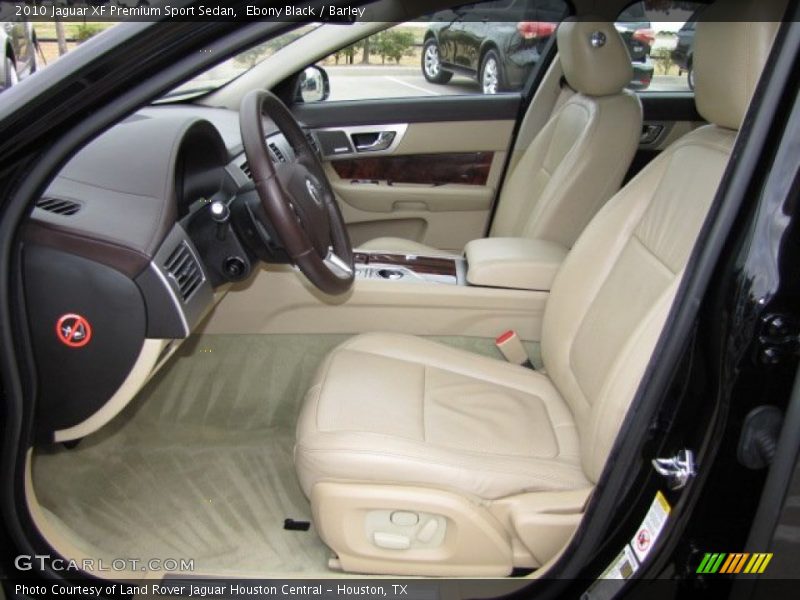 Ebony Black / Barley 2010 Jaguar XF Premium Sport Sedan