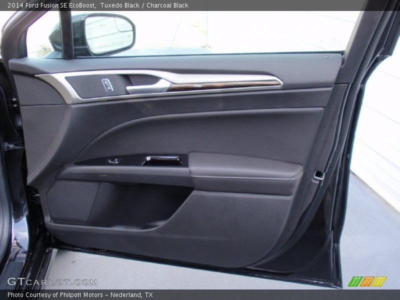 Tuxedo Black / Charcoal Black 2014 Ford Fusion SE EcoBoost