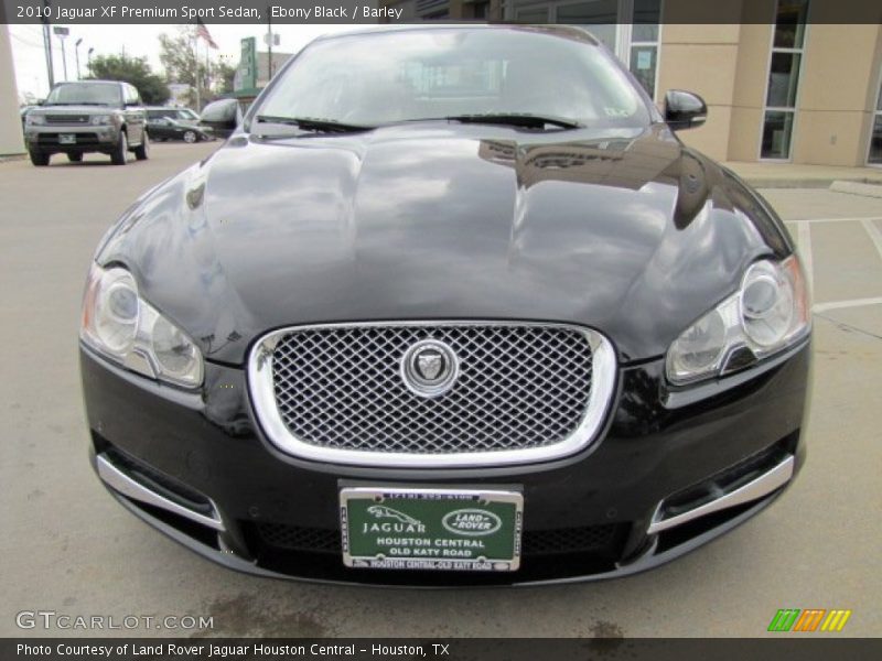 Ebony Black / Barley 2010 Jaguar XF Premium Sport Sedan