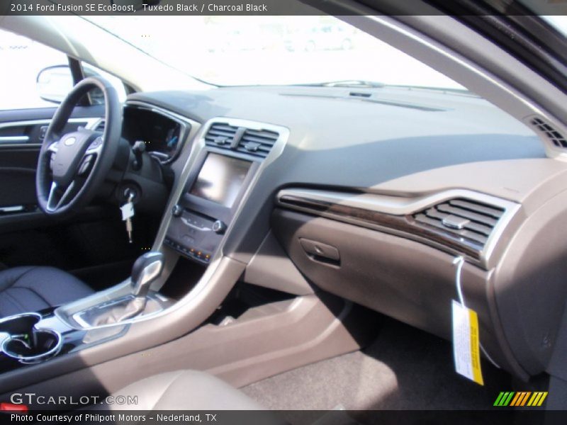 Tuxedo Black / Charcoal Black 2014 Ford Fusion SE EcoBoost