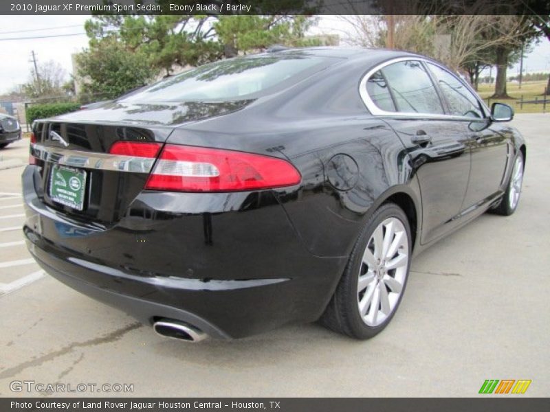 Ebony Black / Barley 2010 Jaguar XF Premium Sport Sedan