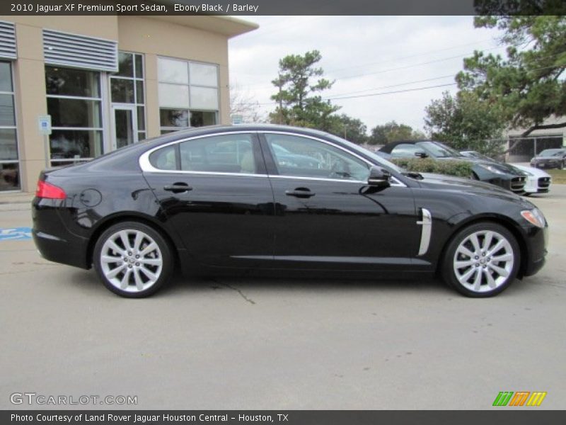 Ebony Black / Barley 2010 Jaguar XF Premium Sport Sedan