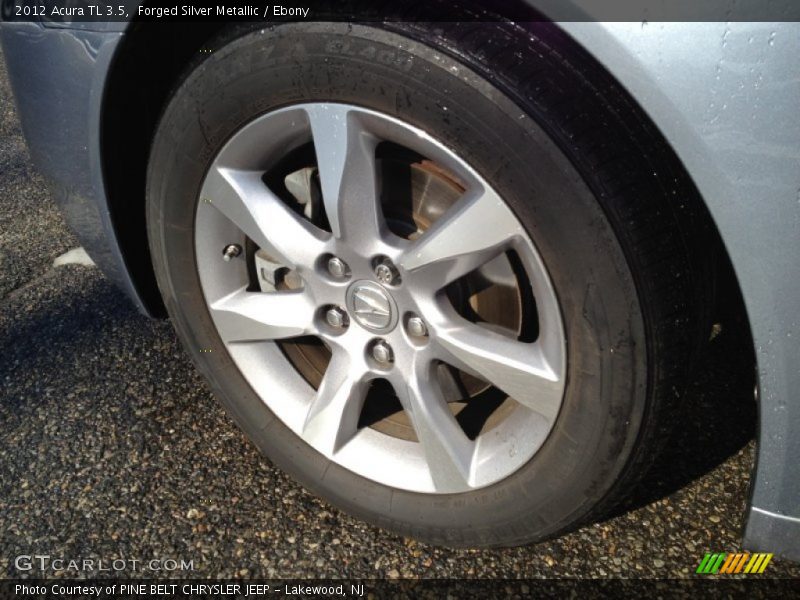 Forged Silver Metallic / Ebony 2012 Acura TL 3.5